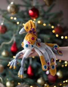 Beaded Clockwork Nightingale