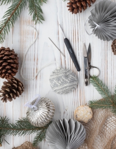 Crocheted Christmas Baubles