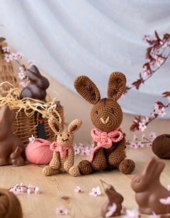 Chocolate Rabbit Family