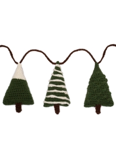 Crochet Tree Garland