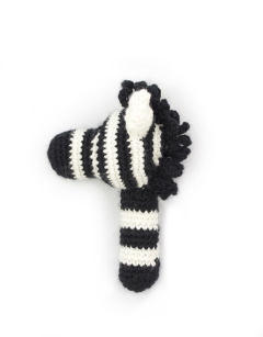 Alice the Zebra Rattle