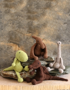Crochet Dinosaurs Gift Box