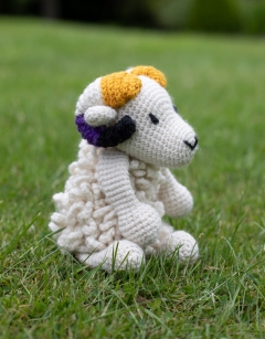 Dougie the Pride Ram: Non-Binary Flag