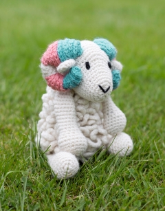 Dougie the Pride Ram: Trans Flag