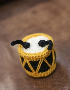 Crochet Drum Decoration