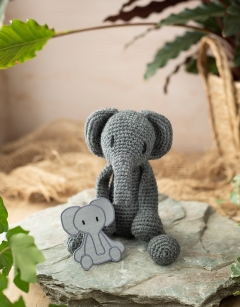 Bridget the Elephant with Patch
