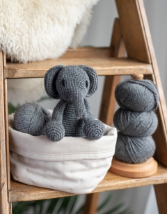 Bridget the Elephant with Pin