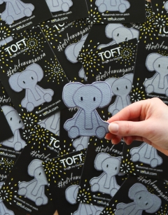 Bridget the Elephant with Patch