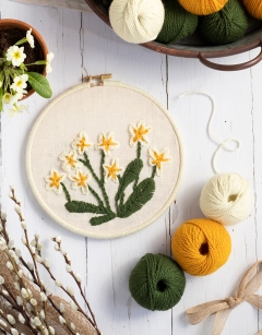 Primrose Embroidery Hoop