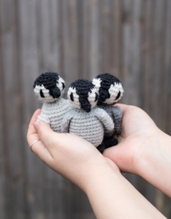 Emperor Penguin Chick Trio
