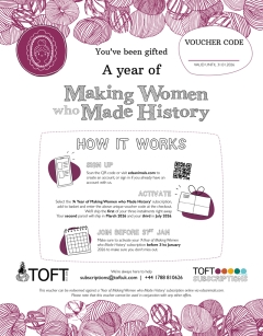 A Year of Making Women who Made History