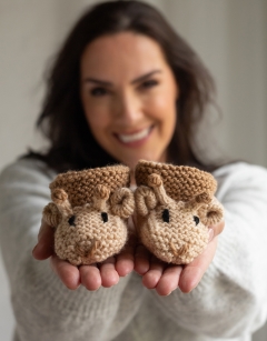 Giraffe Baby Booties