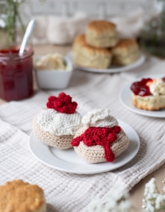 Scone with Jam in a Tin