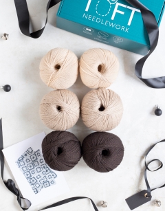 Granny Square Blanket Box: Neutrals