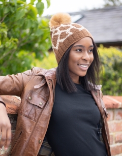 Knit Giraffe Hat Kit