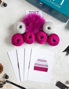 Magenta Hat Making Box