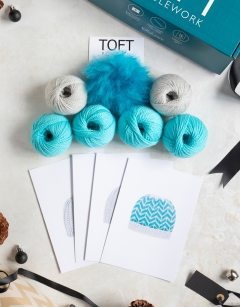 Turquoise Hat Making Box