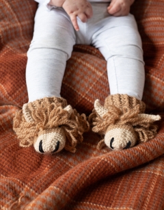 Highland Coo Booties - Infant