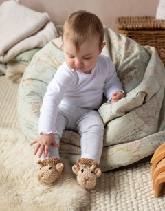 Giraffe Baby Booties