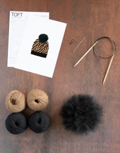 Knit Tiger Hat Kit