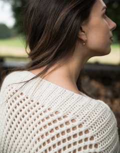 Lace Back Sweater