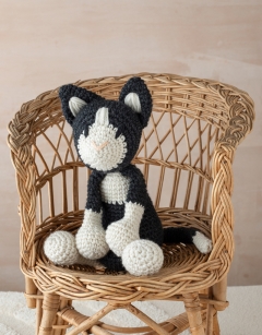 Large Paddy the Black and White Cat