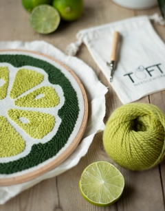 Lime Punch Needle Kit