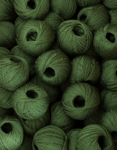 TOFT Green FINE yarn 50g