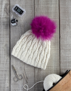 TOFT Magenta Pom Pom