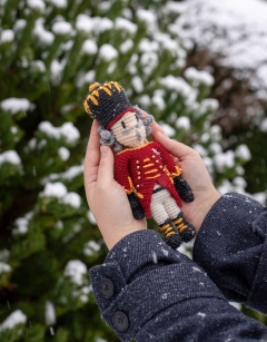 Mini Beaded Nutcracker Doll