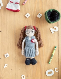 Black Mini Doll Glasses