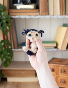 Gold Mini Doll Glasses
