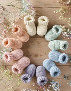 Petal Baby Booties