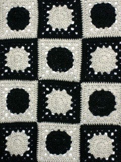 Polka Dot Granny Blanket