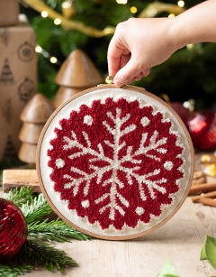 Snowflake Punch Needle Kit