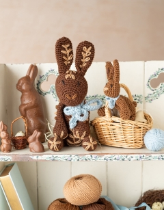 Chocolate Rabbit Family