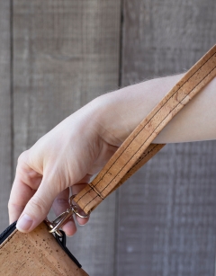 Cork Wrist Strap: Natural