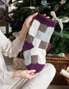 Spiced Squares Stocking