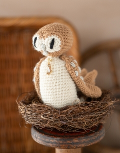 Barney the Barn Owl Enamel Centraliser