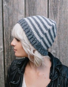 FREE Striped Crochet Hat pdf