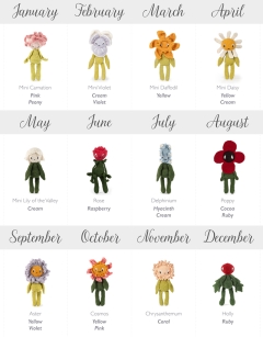 Make and Fill Birth Flowers Cracker Bundle