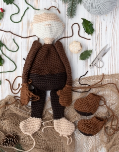 TOFT Chestnut ARAN Yarn 100g