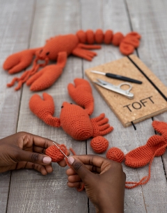 TOFT Orange DK Yarn 25g