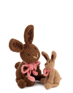 Chocolate Rabbit Family