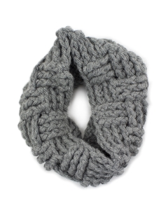 Chunky Basketweave Cowl