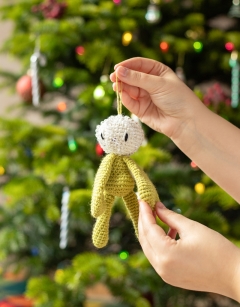Beaded Mistletoe Bauble