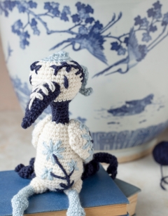 Ling the Crane Figurine