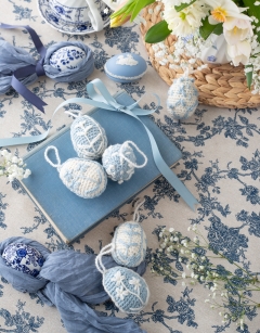 Embroidered Easter Eggs