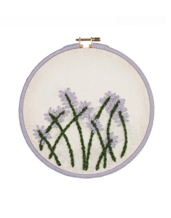 Lavender Embroidery Hoop