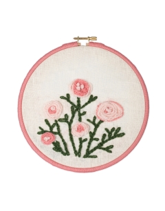 Peony Embroidery Hoop